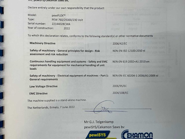 2022 pewisis pewiflex 760/25000/hd rollenbaan - afbeelding 4 van  9