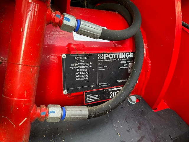 2022 pottinger jumbo 7380 dwm tandem opraapwagen - afbeelding 27 van  44