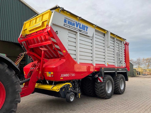 2022 pottinger jumbo 7380 dwm tandem opraapwagen - afbeelding 12 van  41