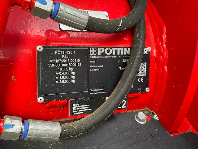 2022 pottinger jumbo 7380 dwm tandem opraapwagen - afbeelding 31 van  41