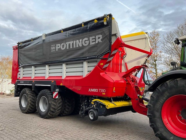 2022 pottinger jumbo 7380 dwm tandem opraapwagen - afbeelding 23 van  41