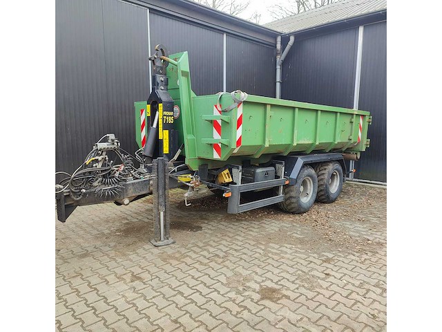 2022 pronar t185 container haakarm aanhanger met 4 containers - afbeelding 20 van  26