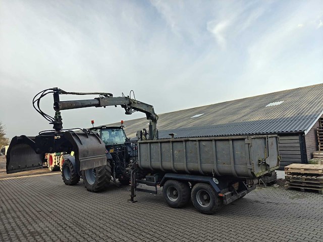 2022 pronar t185 container haakarm aanhanger met 4 containers - afbeelding 6 van  26