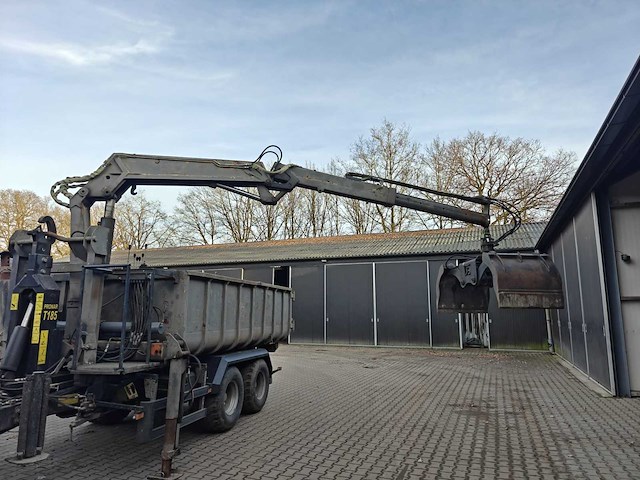 2022 pronar t185 container haakarm aanhanger met 4 containers - afbeelding 21 van  26