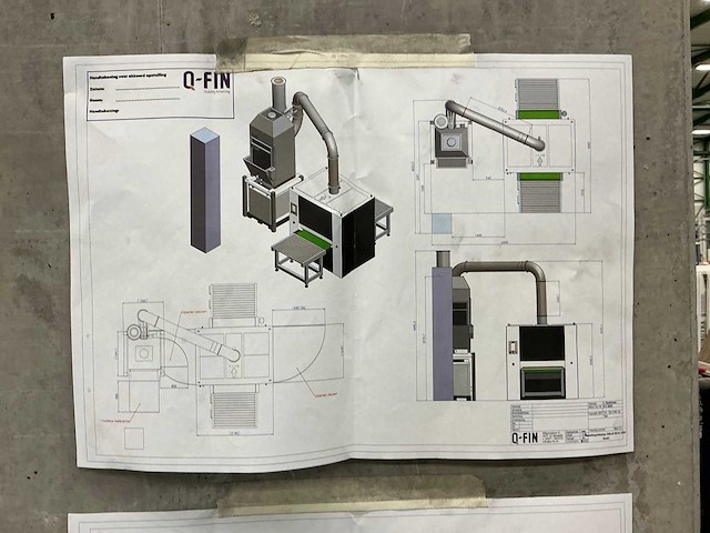 2022 q-fin f1200 + wes6000 slijp- en afbraammachine met afzuiging - afbeelding 5 van  36