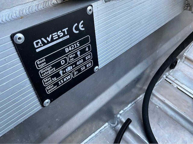 2022 qwest marine b421 met 20 pk honda fishing boat - afbeelding 10 van  16