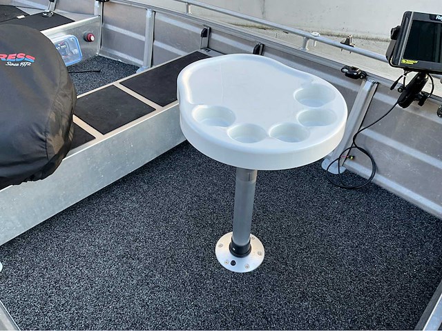 2022 qwest marine b421 met 20 pk honda fishing boat - afbeelding 12 van  16