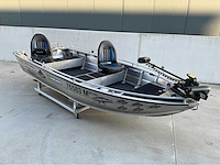 2022 qwest marine b421 met 20 pk honda fishing boat - afbeelding 2 van  16