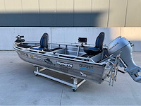 2022 qwest marine b421 met 20 pk honda fishing boat - afbeelding 6 van  16