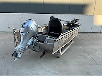 2022 qwest marine b421 met 20 pk honda fishing boat - afbeelding 16 van  16