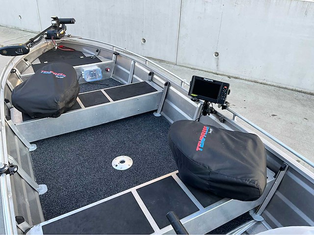 2022 qwest marine b421 met 20 pk honda fishing boat - afbeelding 4 van  16