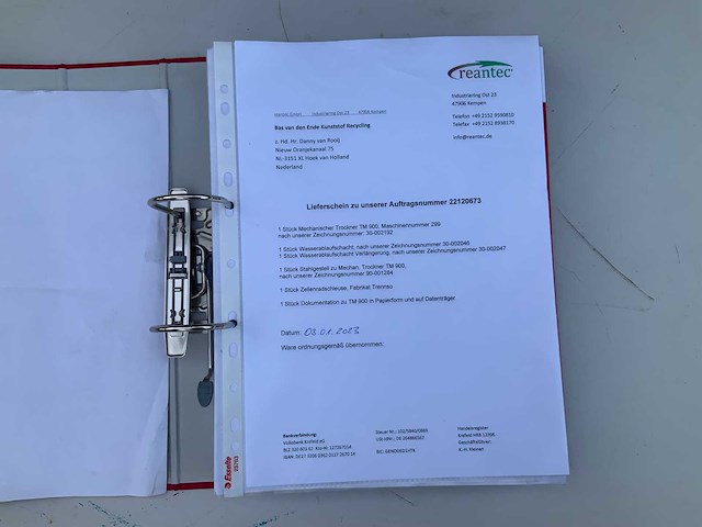 2022 reantec tm900 mechanische droger - afbeelding 20 van  36