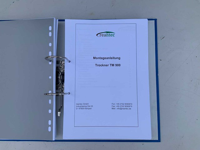 2022 reantec tm900 mechanische droger - afbeelding 29 van  36