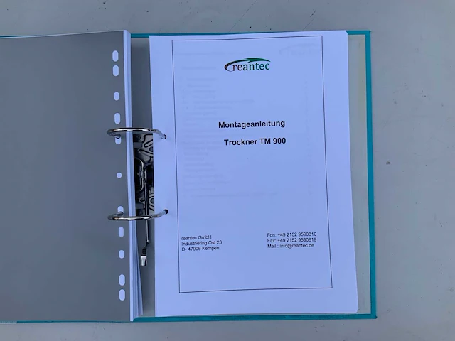2022 reantec tm900 mechanische droger - afbeelding 28 van  34