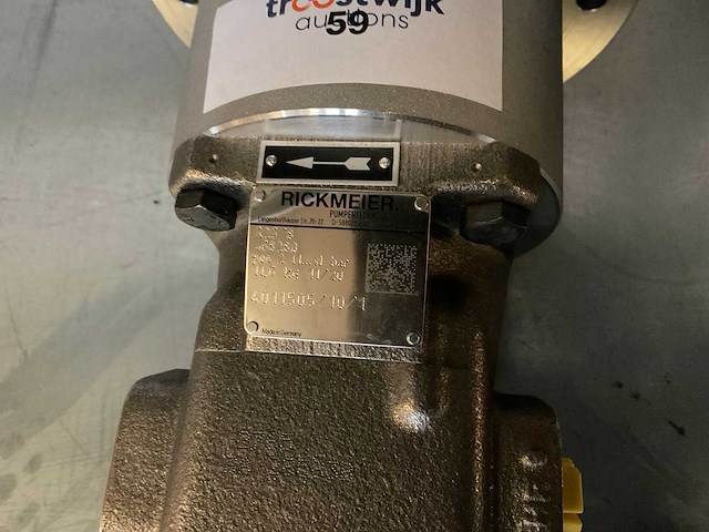 2022 rickmeier r25/8 hydrauliekpomp - afbeelding 2 van  3