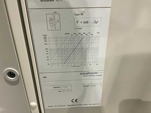 2022 robatherm t150-12/18 luchtbehandelingssysteem - afbeelding 17 van  25