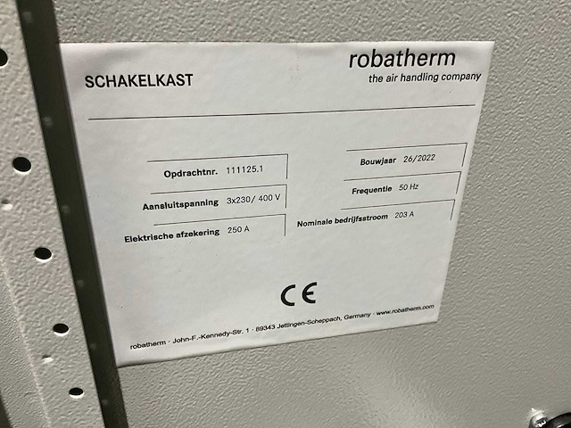 2022 robatherm t150-12/18 luchtbehandelingssysteem - afbeelding 18 van  25