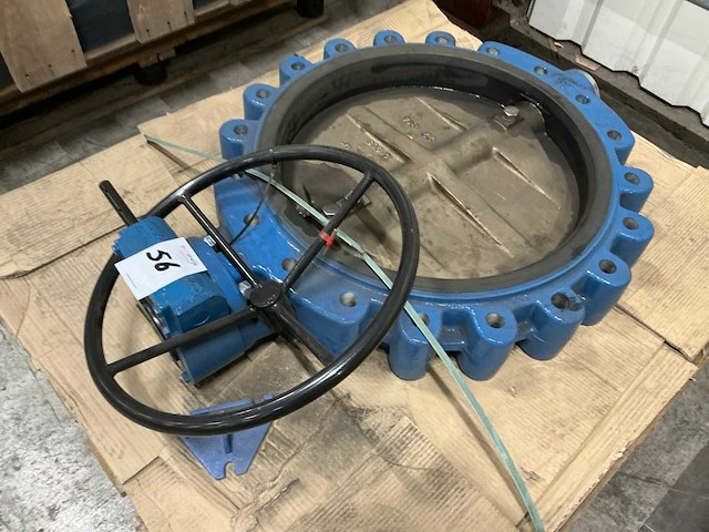 2022 rotork ab1250n lh vlinderklep - afbeelding 1 van  6