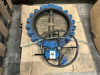2022 rotork ab1250n lh vlinderklep - afbeelding 3 van  6
