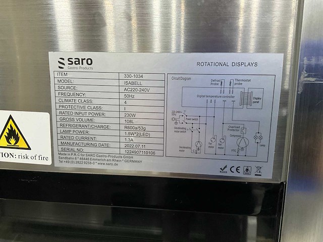 2022 saro isabell taartvitrine - afbeelding 8 van  8