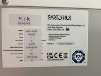 2022 sartorius fill-it 063-2f4b automatisch vloeistofvulsysteem - afbeelding 6 van  6