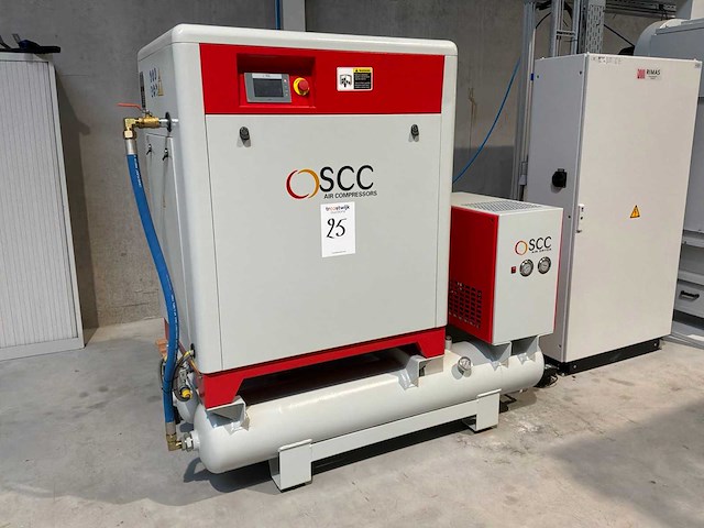 2022 scc smart 18 td schroef luchtcompressor - afbeelding 1 van  8