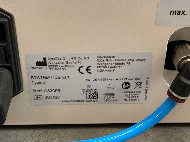 2022 scican statmatic smart smeerstation gereedschap. - afbeelding 5 van  5