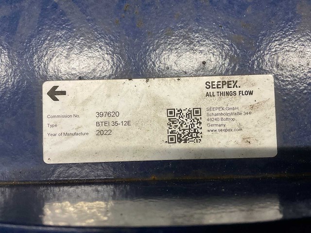 2022 seepex btei 35-12e excenterwormpomp - afbeelding 8 van  29