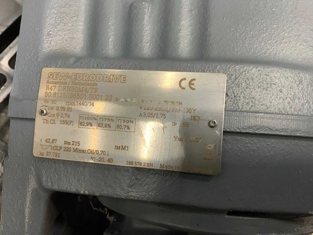 2022 sew reductormotor - afbeelding 4 van  5