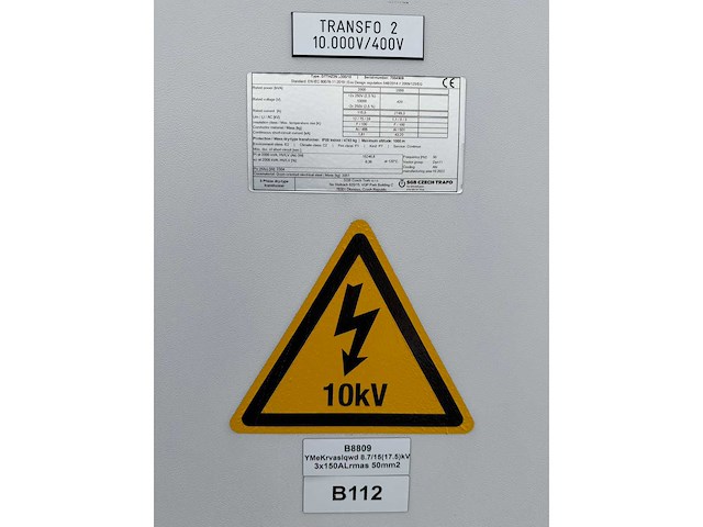 2022 sgb czech trafo ddthz2n/10 transformator (3x) - afbeelding 8 van  10