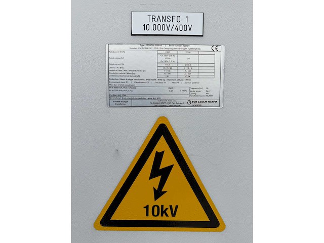 2022 sgb czech trafo ddthz2n/10 transformator (3x) - afbeelding 10 van  10