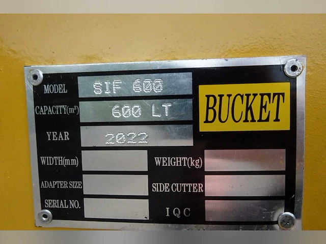 2022 sif 600 hydraulische poliep-/schrootgrijper – 600 liter – 5-schalen – incl. adapter - nieuw - afbeelding 6 van  14