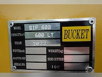 2022 sif 600 hydraulische poliep-/schrootgrijper – 600 liter – 5-schalen – incl. adapter - nieuw - afbeelding 6 van  14