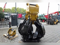 2022 sif 600 hydraulische poliep-/schrootgrijper – 600 liter – 5-schalen – incl. adapter - nieuw - afbeelding 5 van  14