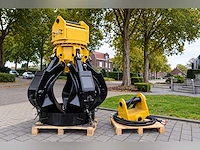 2022 sif 600 hydraulische poliep-/schrootgrijper – 600 liter – 5-schalen – incl. adapter - nieuw