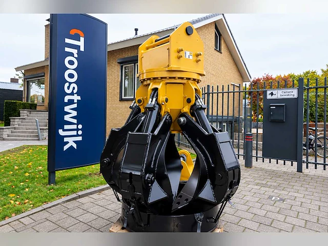 2022 sif 600 hydraulische poliep-/schrootgrijper – 600 liter – 5-schalen – incl. adapter - nieuw - afbeelding 10 van  14