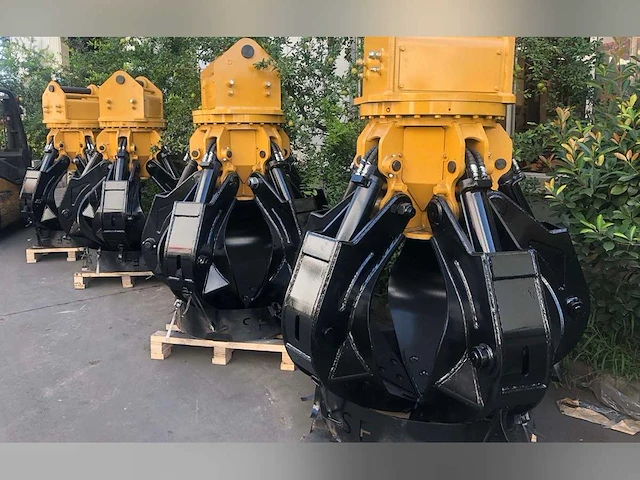 2022 sif 600 hydraulische poliep-/schrootgrijper – 600 liter – 5-schalen – incl. adapter - nieuw - afbeelding 11 van  14
