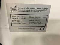 2022 sinmag mano sm52-b broodsnijmachine - afbeelding 4 van  4