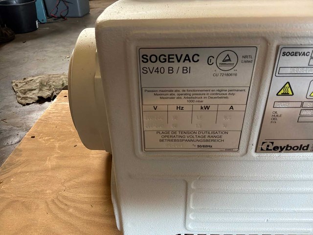 2022 sogevac sv40bifc vacuümpomp - afbeelding 7 van  7
