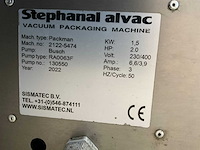 2022 stephanal alvac packman ra0063f vacuümmachine - afbeelding 6 van  6