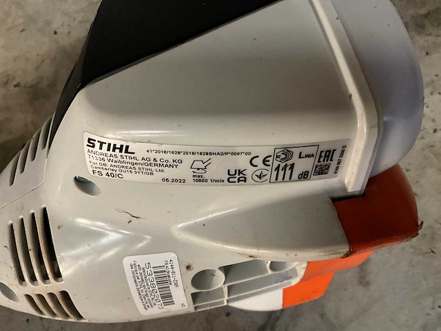 2022 stihl fs 40 kantentrimmer - afbeelding 5 van  5