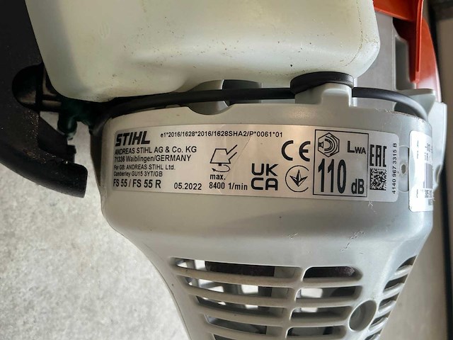 2022 stihl fs 55r kantenmaaier - afbeelding 7 van  7