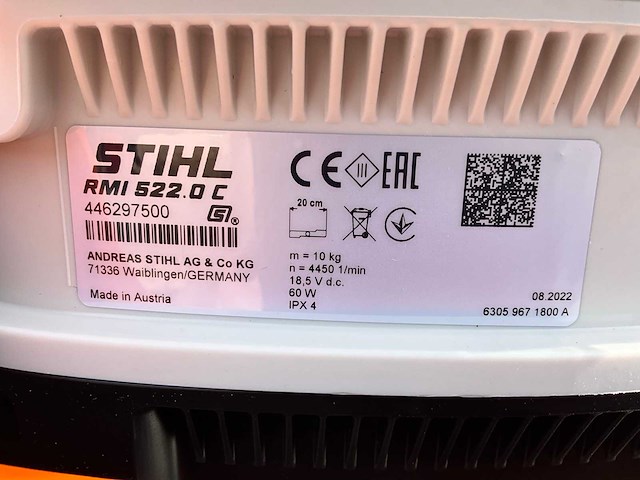 2022 stihl imow rmi522.0 robotmaaier - afbeelding 5 van  13
