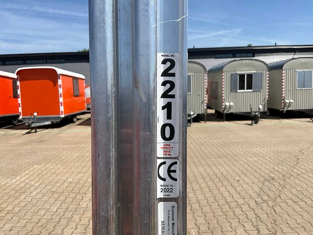 2022 sumner 2210 compacte materiaallift - afbeelding 3 van  12