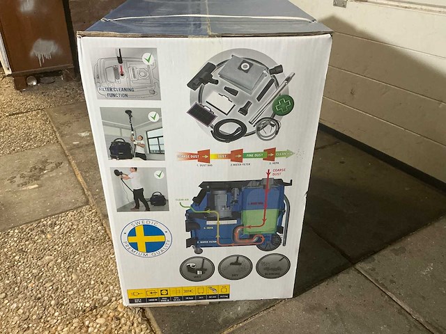 2022 swedic sd-p36l industriële stofzuiger - afbeelding 3 van  5