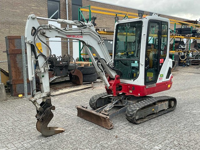 2022 takeuchi tb225 minigraafmachine - afbeelding 1 van  25