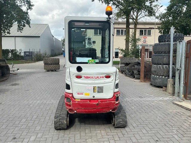 2022 takeuchi tb225 minigraafmachine - afbeelding 22 van  25
