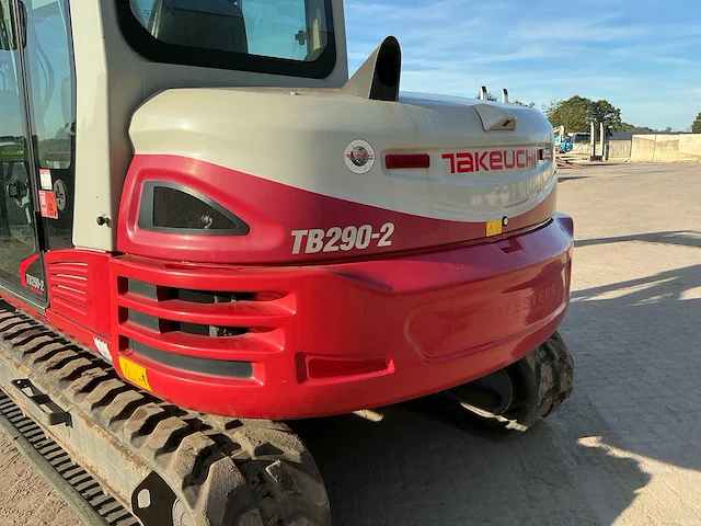 2022 takeuchi tb290-2 midigraafmachine - afbeelding 17 van  55