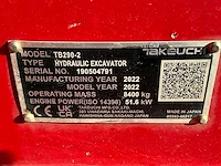 2022 takeuchi tb290-2 midigraafmachine - afbeelding 49 van  55