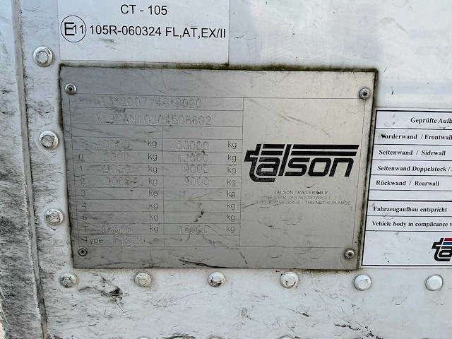 2022 talson distri f1520 oplegger - afbeelding 29 van  37